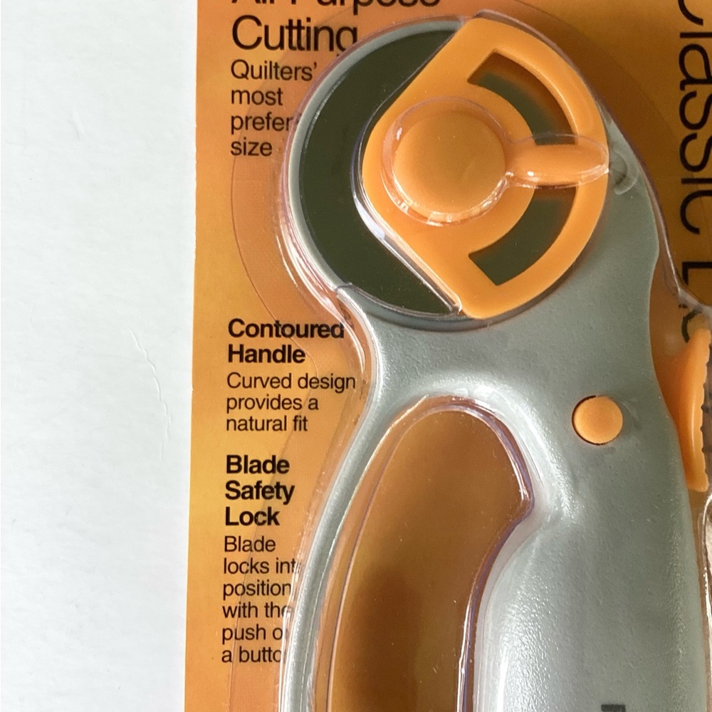 Fiskars Rotary Cutter Orange Handled Scissors Classic Loop All-Purpose - Picture 3 of 8
